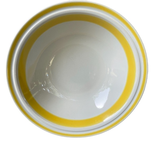 National Silver Autumn Stoneware Yellow Cream Serving Vegetable Bowl Vintage - Picture 3 of 5